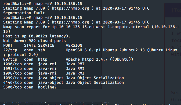 nmap scan